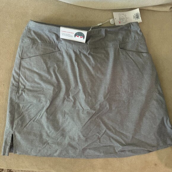 Grey Women's Golf Skirt - Picture 1 of 2
